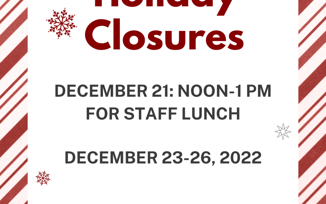 Library Holiday Closures